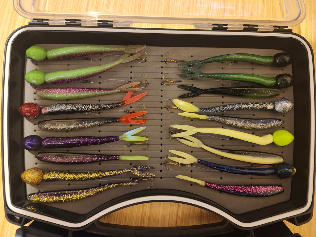 All Rigged Up Waterproof Jig Box (one sided)