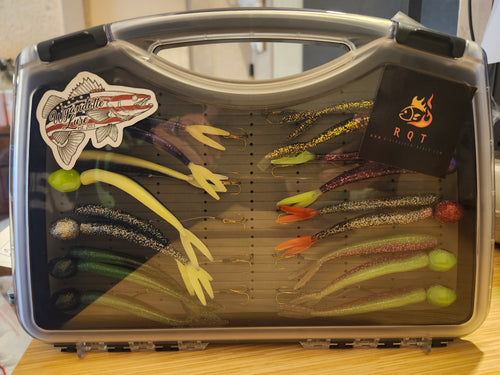 All Rigged Up Waterproof Jig Box (one sided)